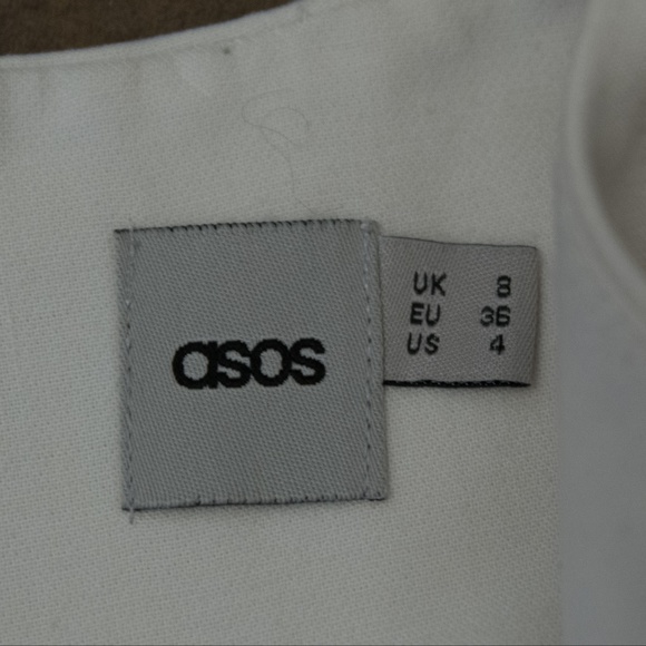 ASOS sleeveless maroon color block shift dress - Picture 4 of 4